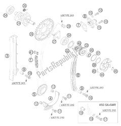 CAMSHAFT - CHAIN - TENSIONER 250-525 RACING