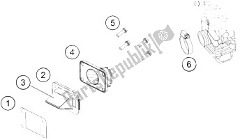 Toutes les pièces pour le Boîtier De Valve De Roseau du KTM 65 SXS USA 2015