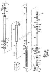 FRONT LEGS - SUSPENSION WP USD 43 2T '2000