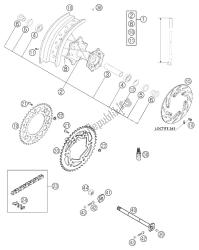 roda traseira 660 sms 2002