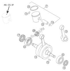 albero motore, pistone 50 gs 2002