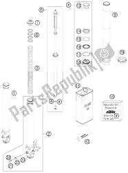 FRONT FORK DISASSEMBLED