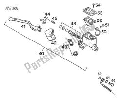 HAND BRAKE CYLINDER 125-550 '93