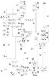 FRONT FORK DISASSEMBLED