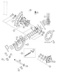 REAR WHEEL DAMPED 400 MIL.