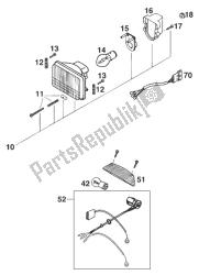 lampe frontale 400/540 sxc '98