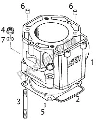 Wszystkie części do Cylinder 660 Rajd 2001 KTM 660 Rallye Customer Bike Europe 2001