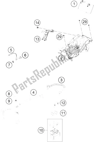 Todas las partes para Batería de KTM 250 XC F USA 2016