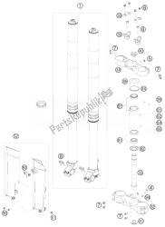 forcella anteriore, pinza tripla