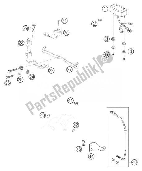 Todas las partes para Velocímetro 660 Smc de KTM 660 SMC Europe 2003