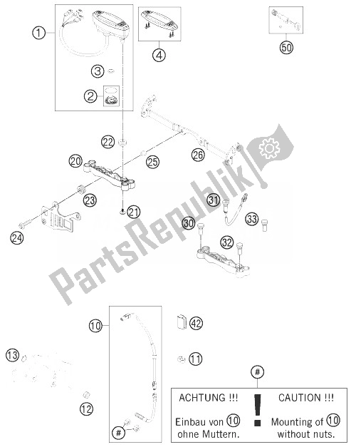 Tutte le parti per il Strumenti / Sistema Di Blocco del KTM 250 EXC F SIX Days Europe 2013