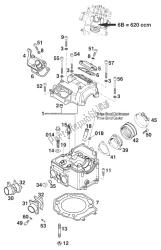 głowica cylindra 620 komp. '98