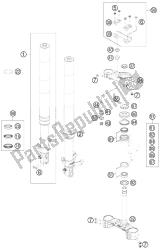 forcella anteriore, pinza tripla