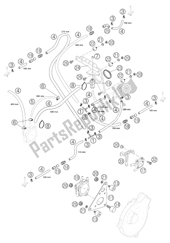 Todas as partes de Sistema De Combustível 660 Rallye do KTM 660 Rallye Factory Repl Europe 2003