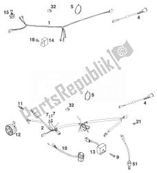 WIRE HARNESS EXC 250-380 '99