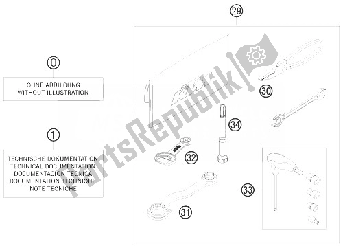 All parts for the Decal of the KTM 450 SX ATV Europe 2010