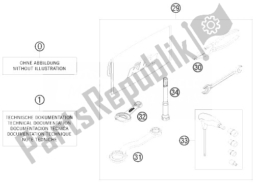 All parts for the Decal of the KTM 450 SX ATV Europe 2010