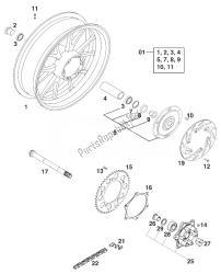 roue arrière bbs duke '99