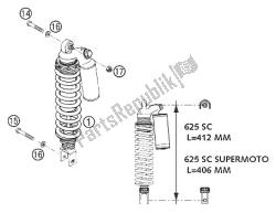 amortisseur 625 sc, sc sm