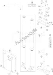 forcella anteriore, pinza tripla