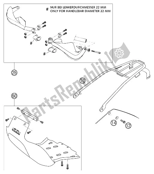 All parts for the Attachments Racing 2002 of the KTM 520 SX Racing Europe 2002