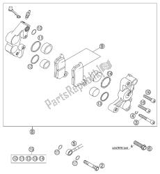 BRAKE CALIPER FRONT 65SX 2002