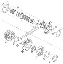 TRANSMISSION I - MAIN SHAFT