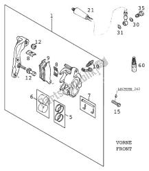 pinza de freno delantero brembo '98