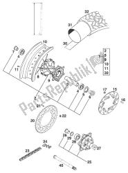 roda traseira 400/620 duke'94