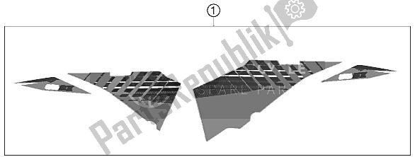 All parts for the Decal of the KTM 65 SXS USA 2012