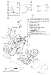 ENGINE CASE 250/300/380 2002