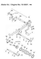 GEAR CHANGE MECHANISM 65 CCM II 2001