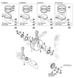 CRANKSHAFT - PISTON 400/540/620