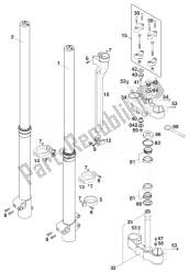 forcella anteriore - stelo sterzo wp 50 extreme advent