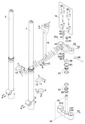 FRONT FORK - STEERING STEM WP 50 EXTREME ADVENT