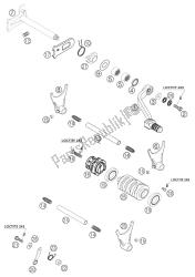 mecanismo de cambio 250 exc racing