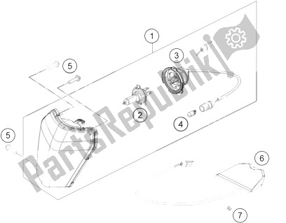 Wszystkie części do System O? Wietleniowy KTM 300 XC W SIX Days USA 2014