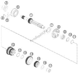 TRANSMISSION I - MAIN SHAFT