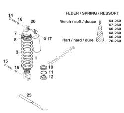 REAR SUSPENSION WP SXC '98