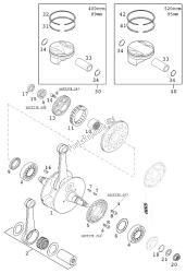 albero motore - pistone 400/520 ra