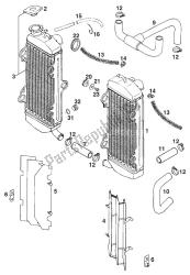 radiador - mangueira do radiador super comp. '96