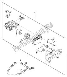 zacisk hamulca tył brembo '98