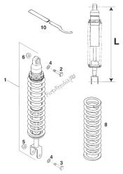 REAR SUSPENSION PAIOLI 125 LC2 '98