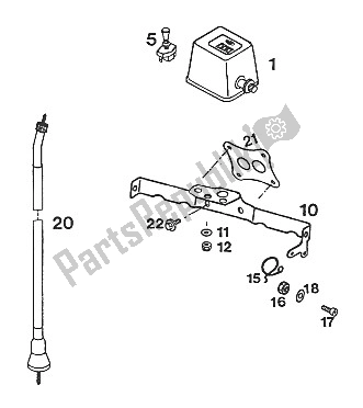 Todas las partes para Contador De Millas Exc Usa ? 94 de KTM 400 EXC WP Europe 1994