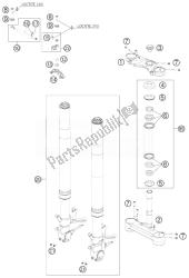 forcella anteriore, pinza tripla