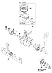 CRANKSHAFT - PISTON 660 RALLYE