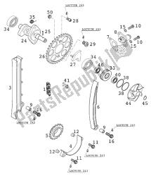 CAMSHAFT - CHAIN - TENSIONER 400/520 RACING 200