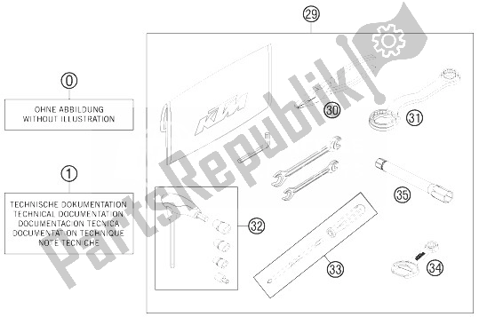 Todas las partes para Kit De Accesorios de KTM 450 Rally Factory Replica Europe 2014