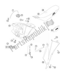 tanque, asiento, tapa