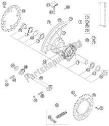 roue arrière 85 sx